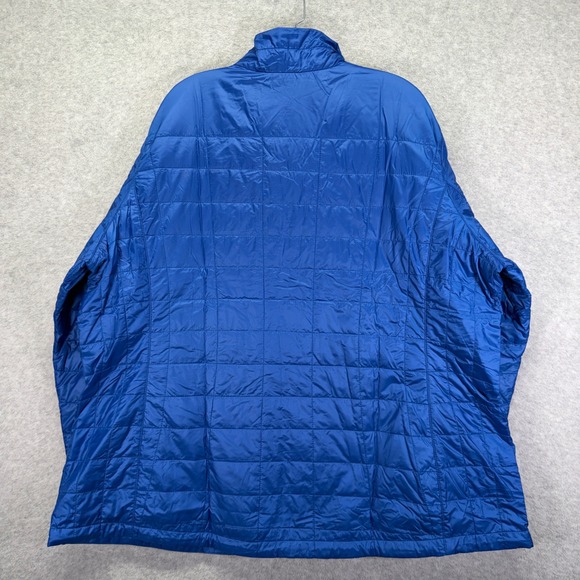 LL Bean Jacket Womens 3X Plus Blue Primaloft Packaway Puffer Hiking Outdoors - Picture 6 of 6